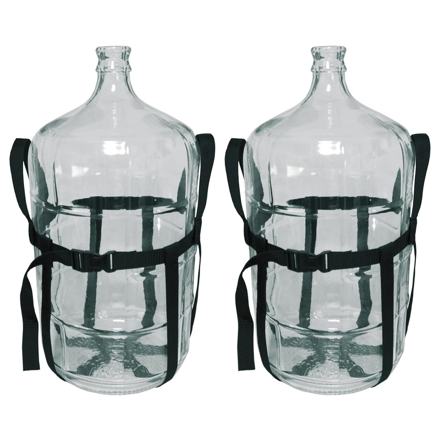 Fermtech carboy carrier with adjustable buckle for a secure fit during transport