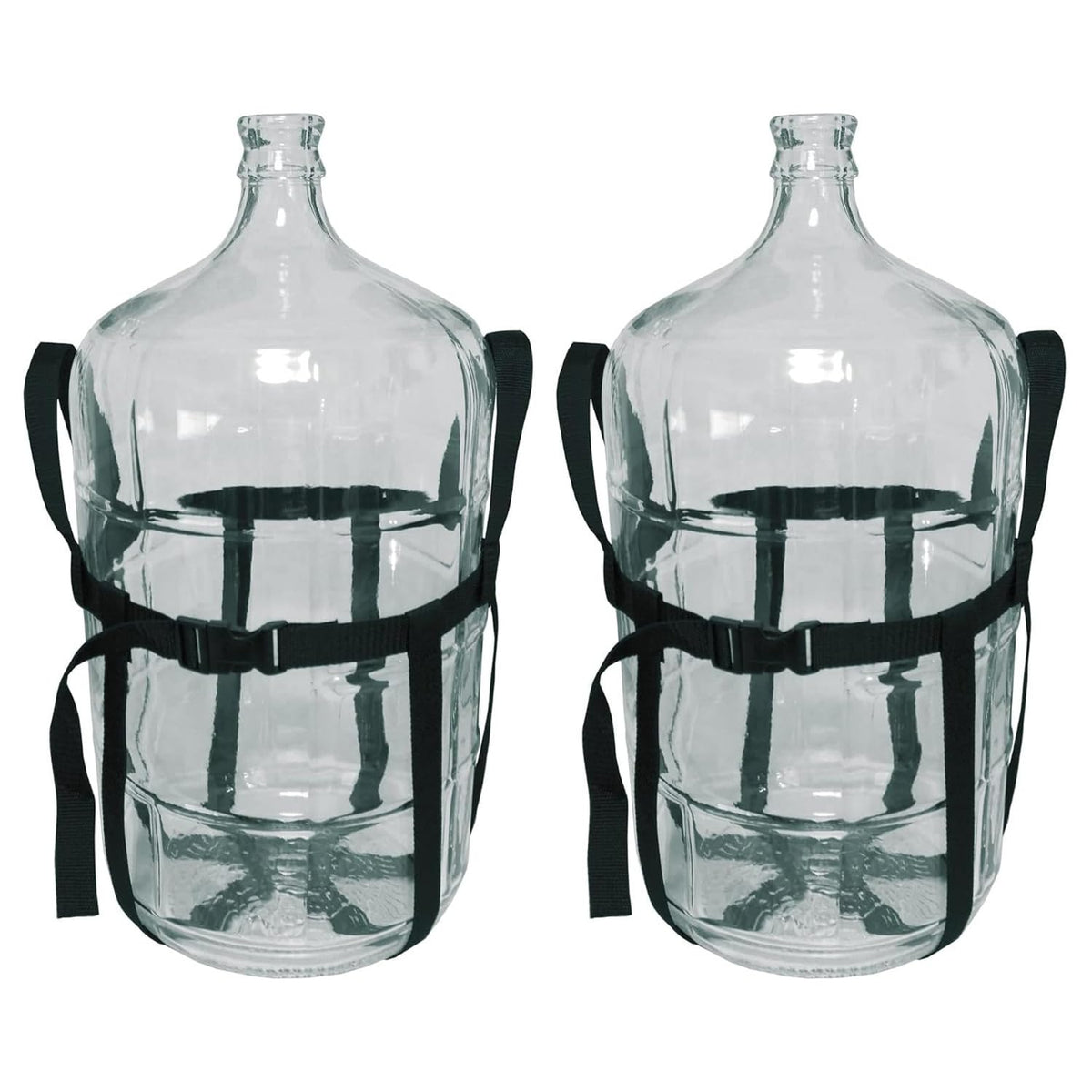 Fermtech carboy carrier with adjustable buckle for a secure fit during transport