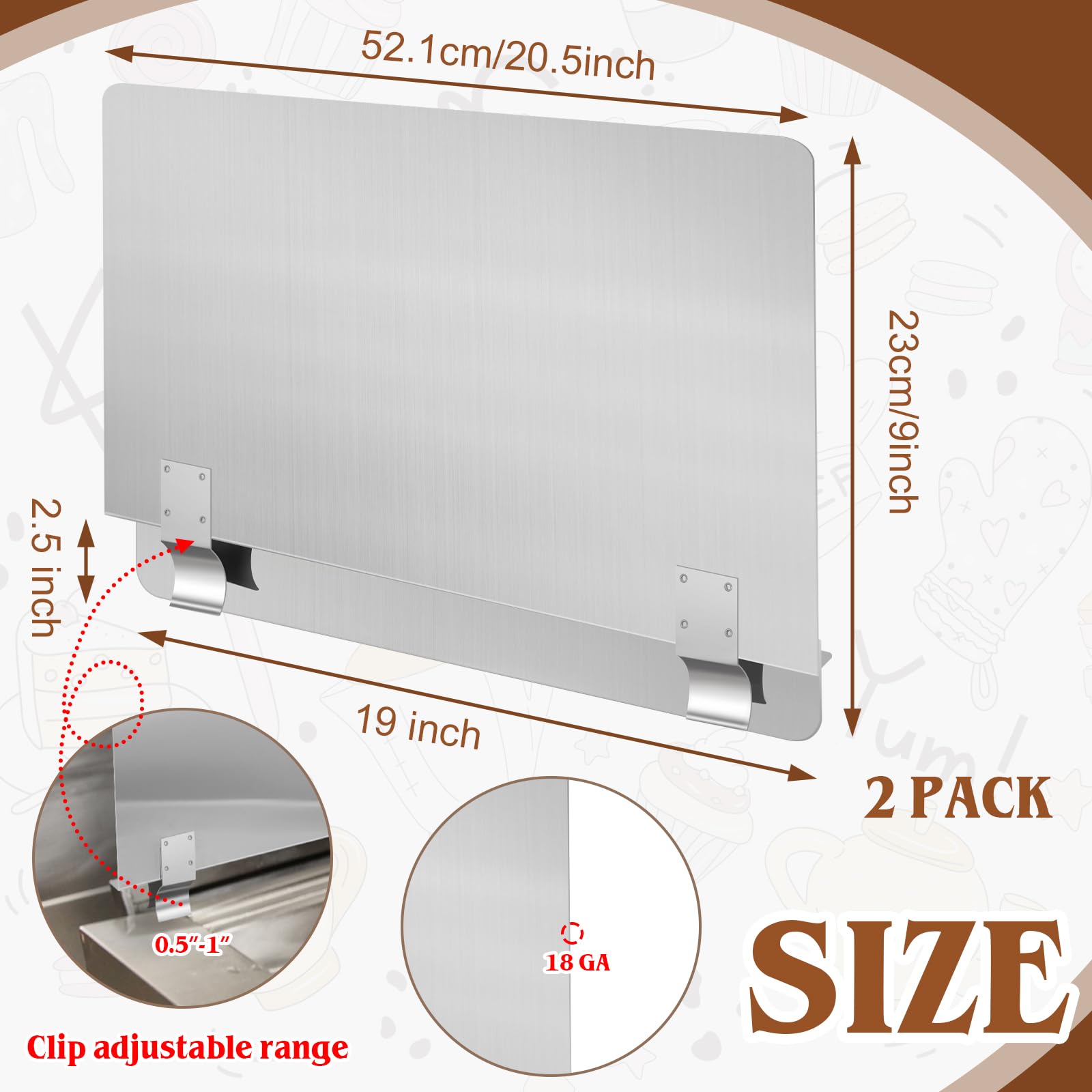 Ferraycle stainless steel splatter guard folds into a three-panel shield.