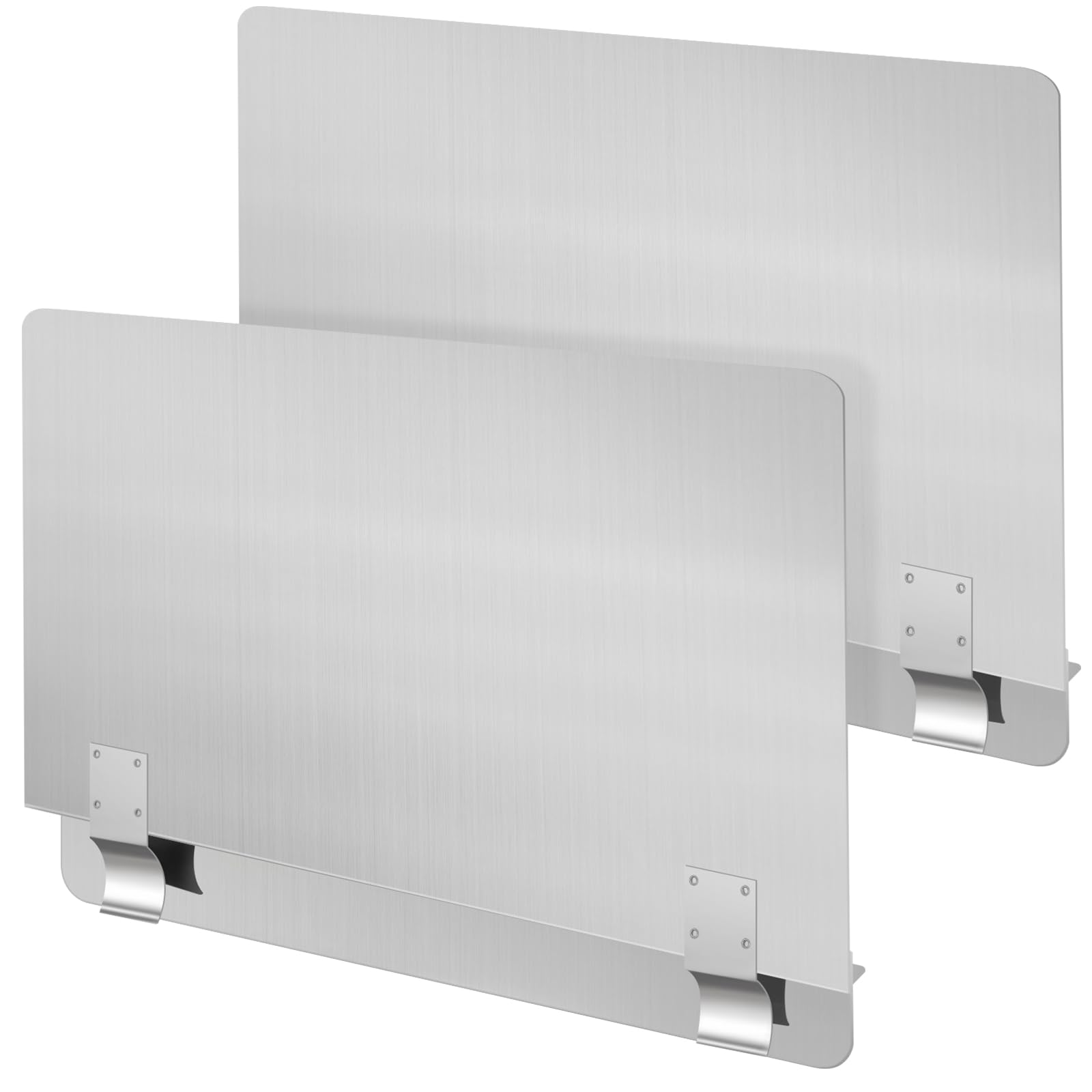 Ferraycle two-pack fryer splash guard blocks oil splatter for cleaner countertops.