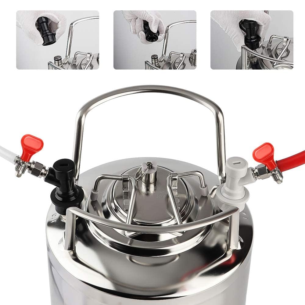 Ferroday universal-fit ball lock disconnect for most kegs