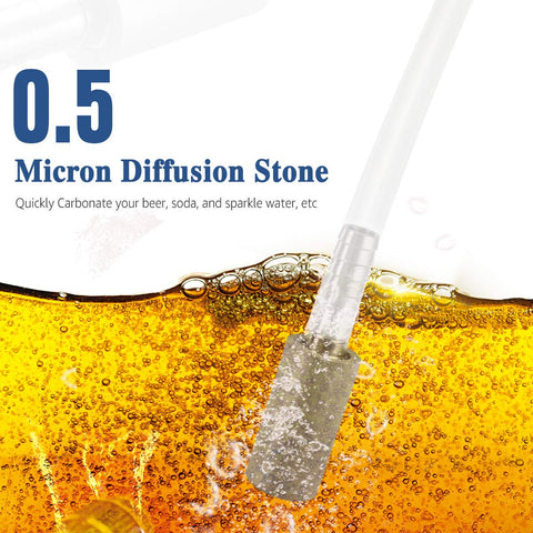 Ferroday diffusion stone bubbles showcase micro-foam for potential faster gas transfer.