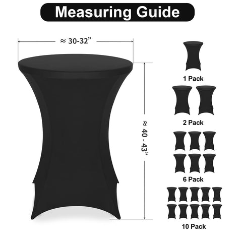 FestiCorp highboy stretch cover demonstrates quick one-person setup for bar and party venues.