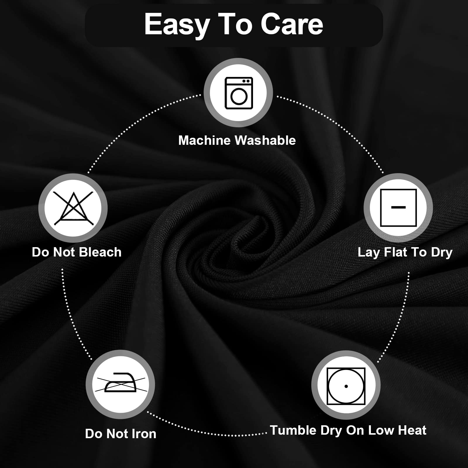FestiCorp easy-care cover is machine washable for quick cleanups.