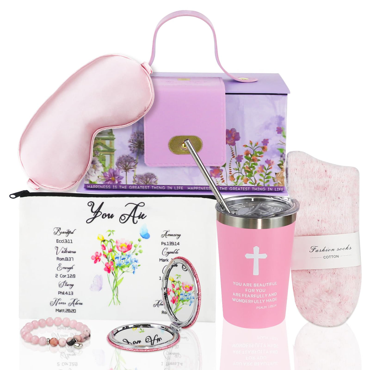 Fethwoin tumbler with inspirational quote for daily hydration and motivation