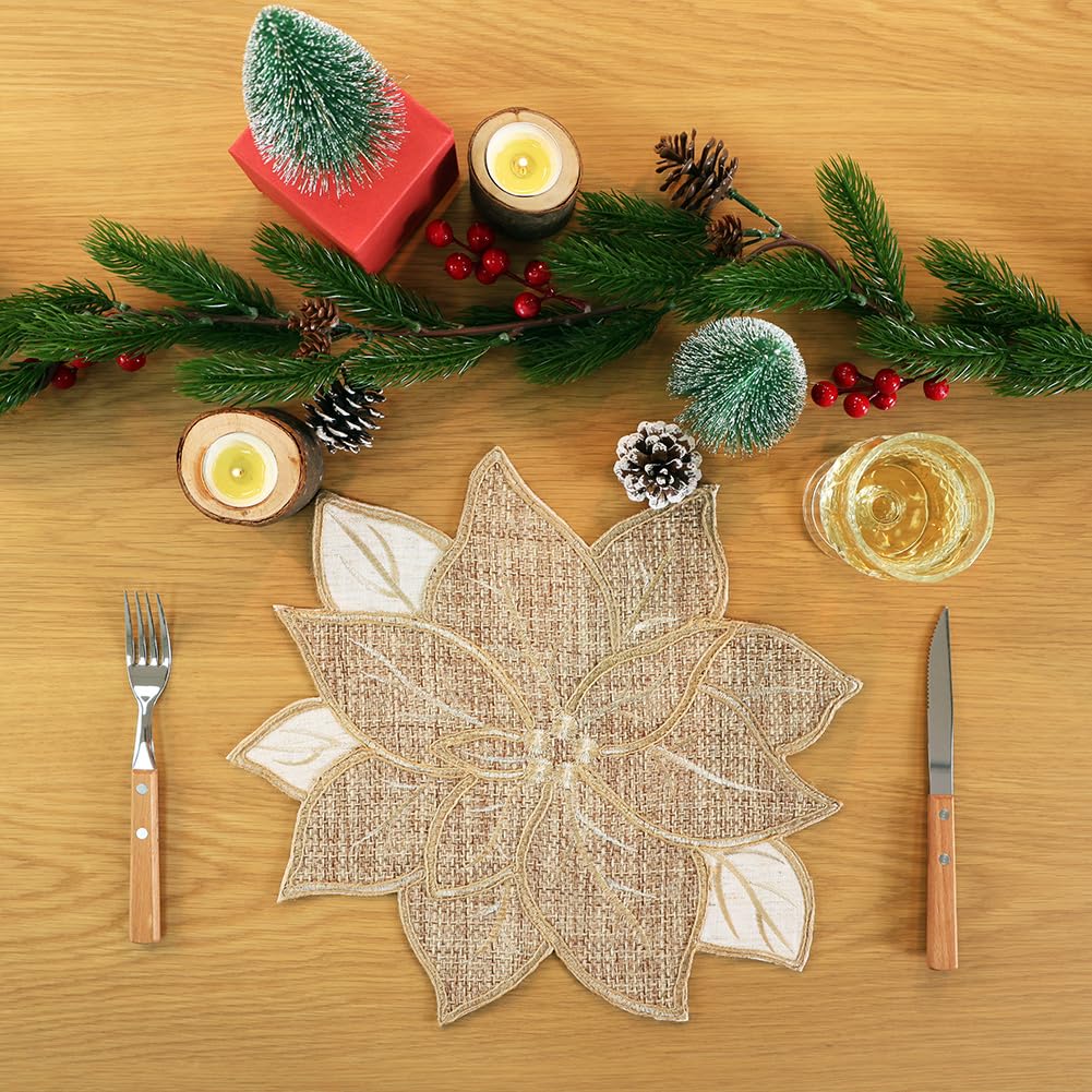 Feuille Christmas placemats make a thoughtful gift for decor lovers.