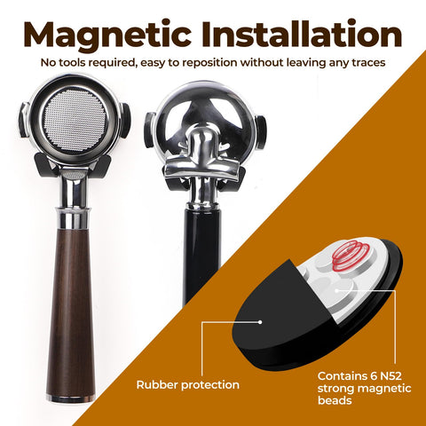 FEUNLEM matte black stainless steel design resists fingerprints and coffee stains.