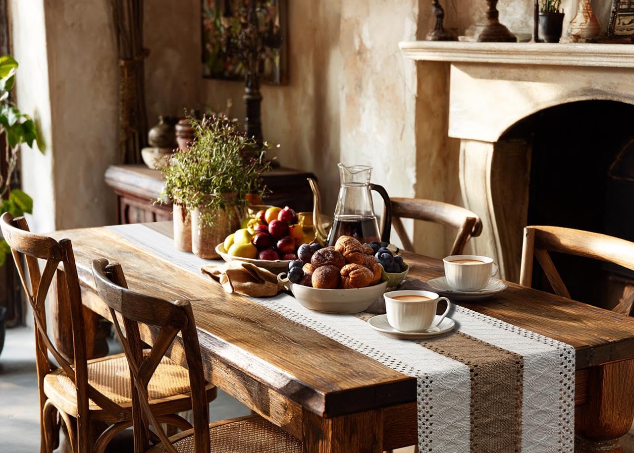 FEXIA boho table runner care tips help maintain natural fibers' beauty.