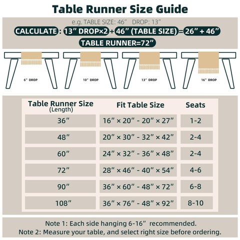 FEXIA Boho table runner on dining table creates relaxed rustic charm.