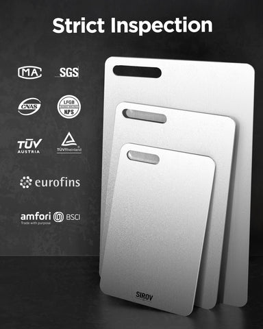 FGJ Katuchef titanium board 3-piece set suits home and camping.