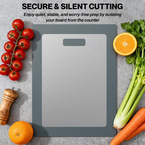 Fgreeble titanium cutting board set 3 small board ready for precise mini-prep tasks.
