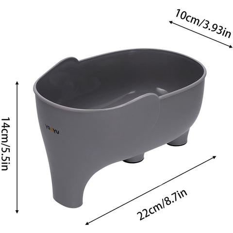 FHTECO drain holes enable quick water release during fruit and vegetable washing.