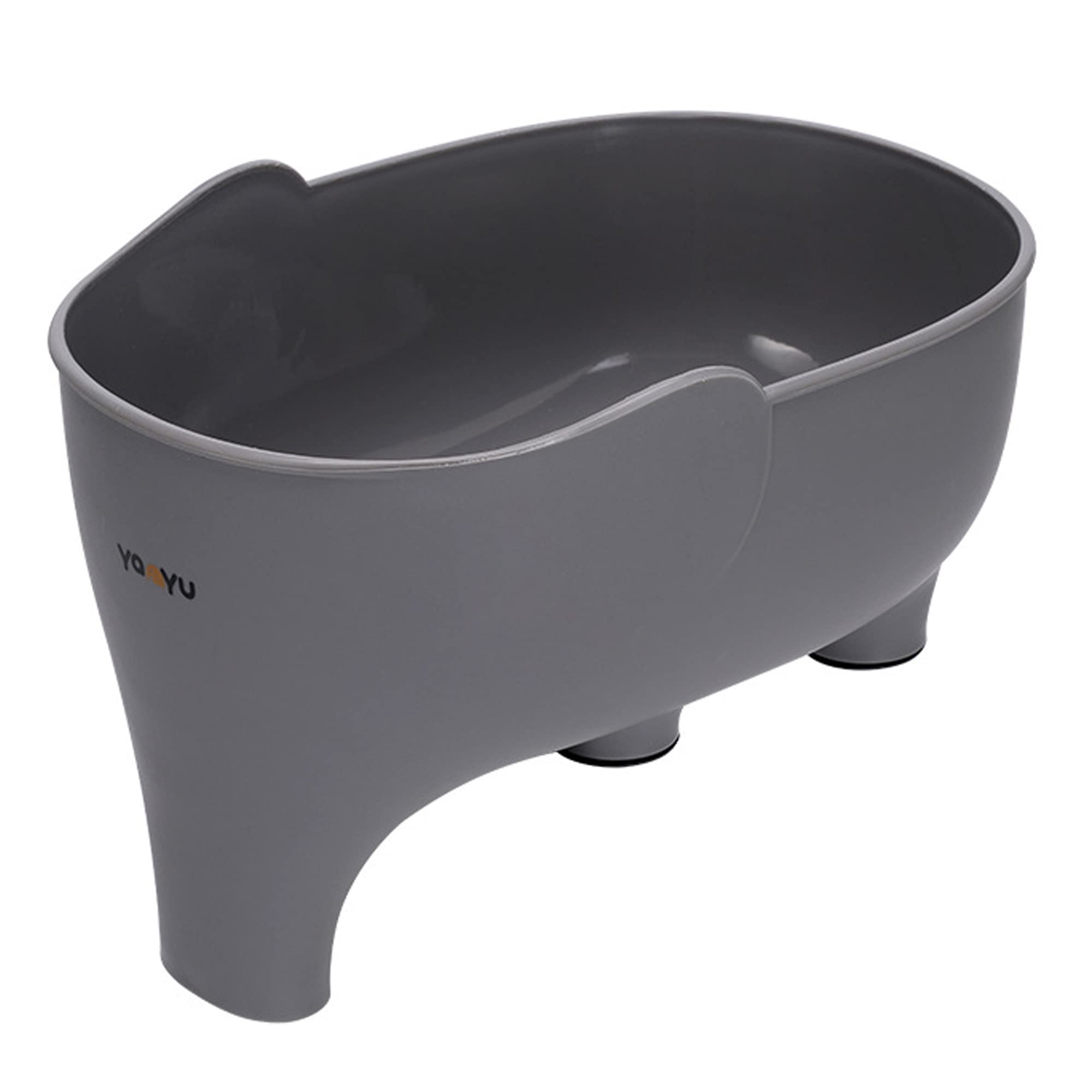 FHTECO vegetable washing basket with elephant drainage for easy rinsing of fruits and veggies.