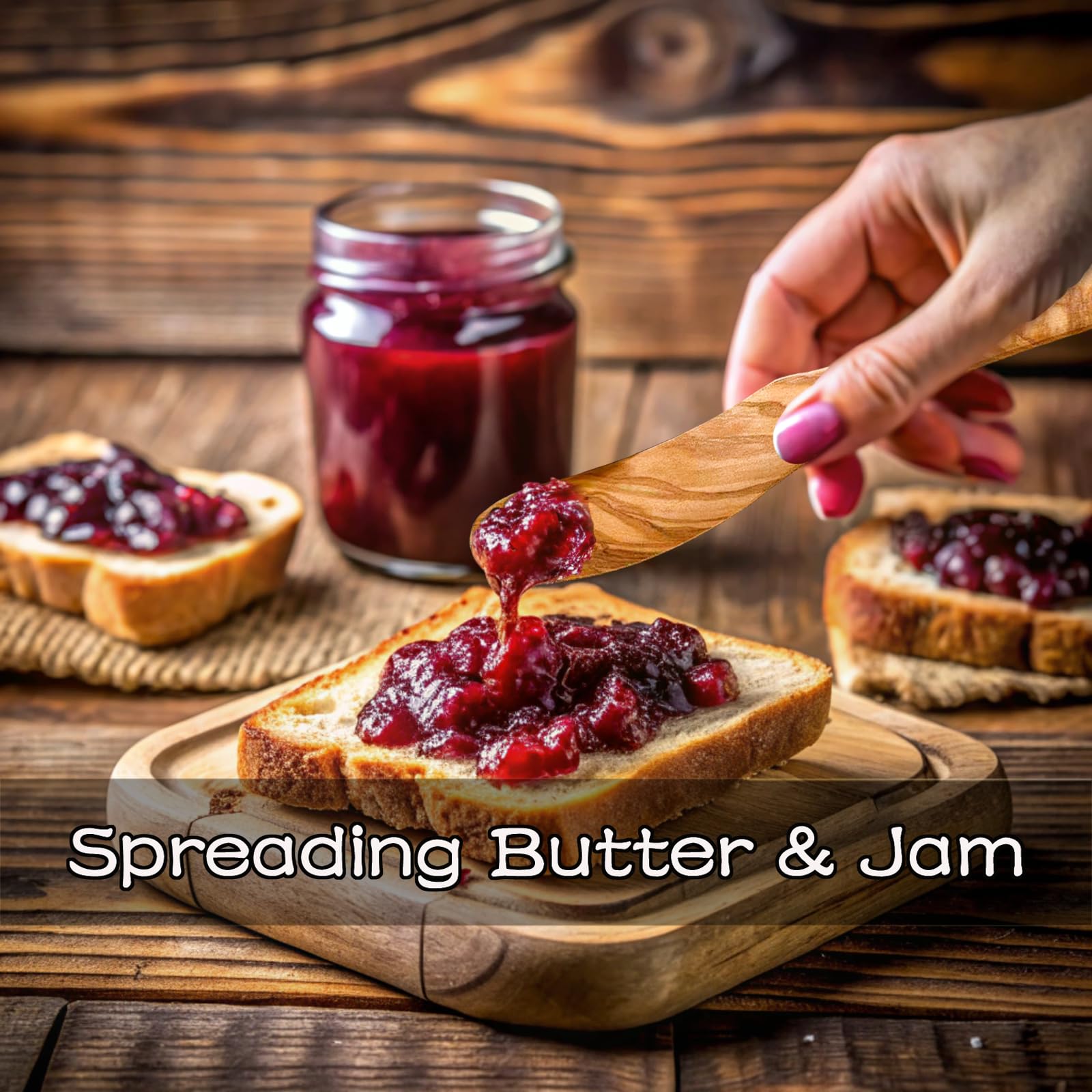 FHUMMYBT cream-cheese knife ideal for toppings and delicate spreads.