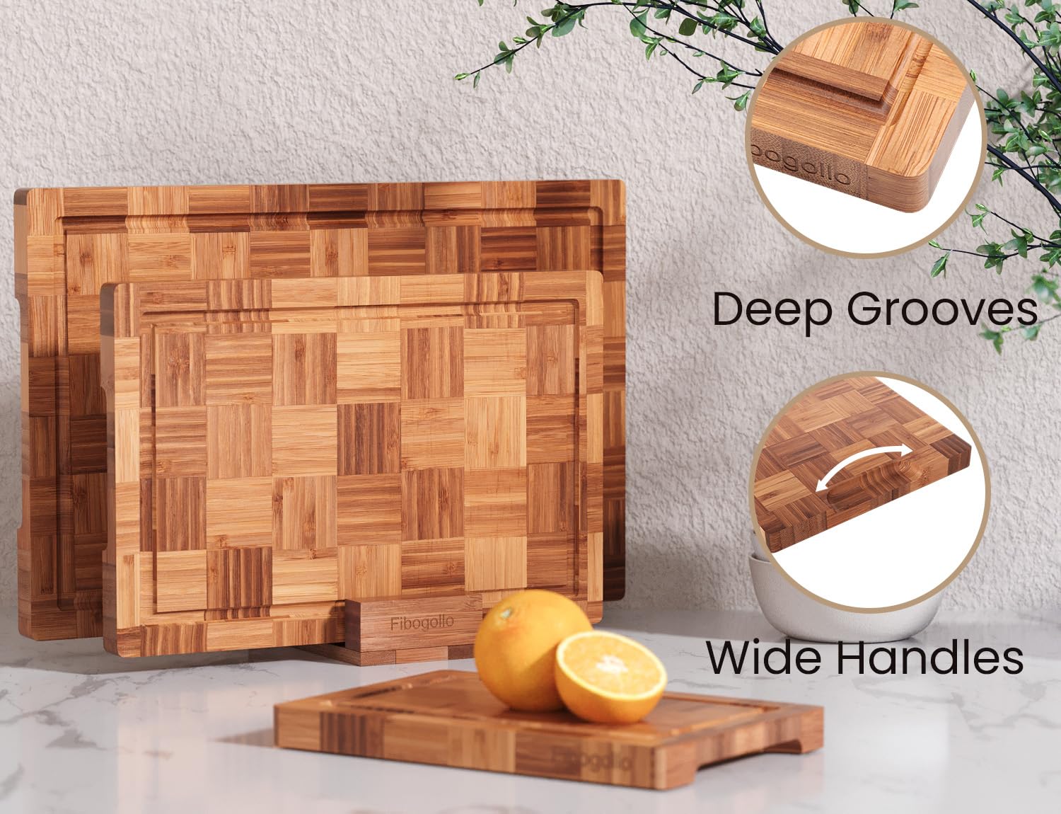 Fibogollo mineral oil-treated board shines while protecting surfaces.