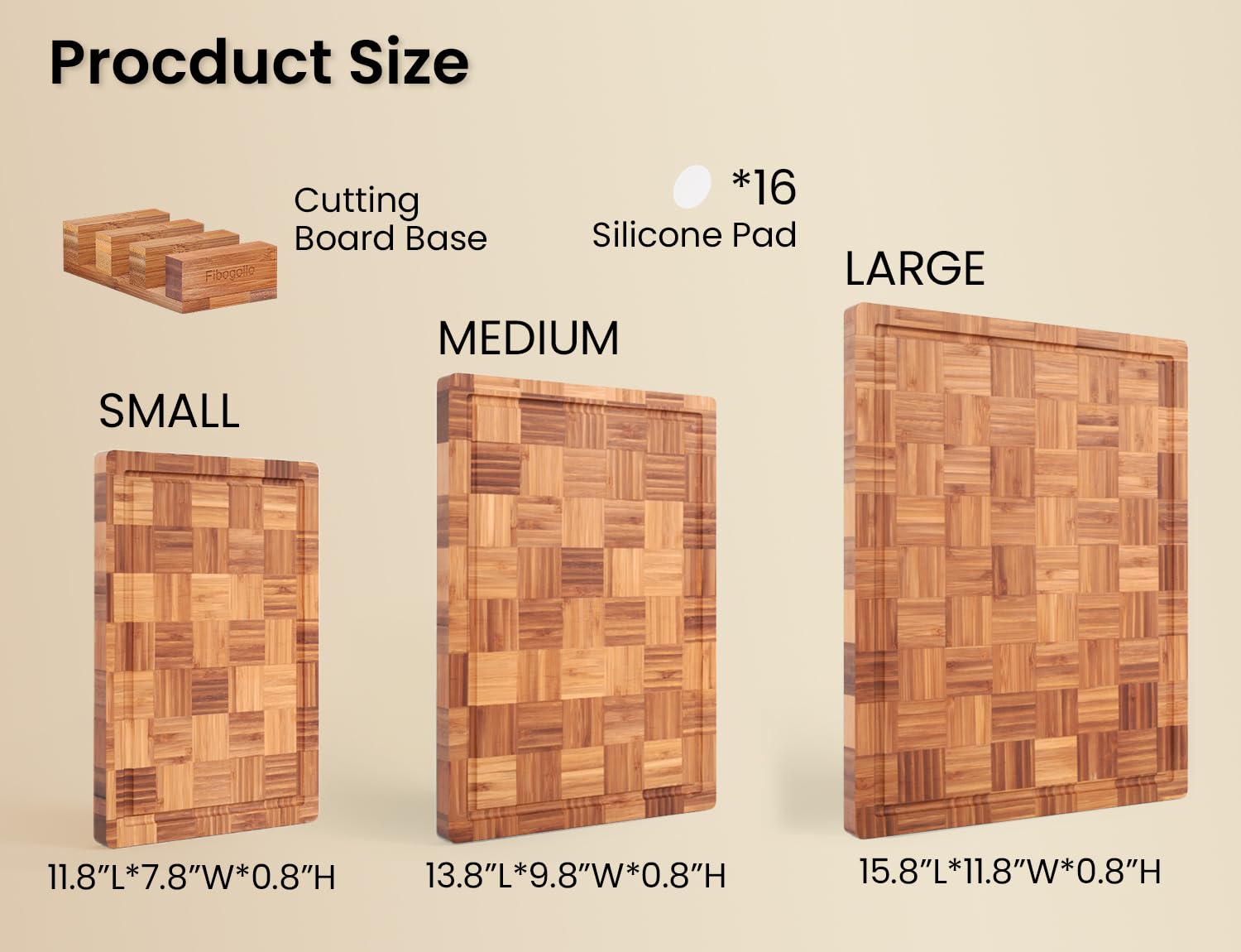 Fibogollo bamboo boards pre-treated with mineral oil for protection