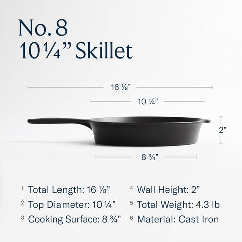 Field Company skillet on induction stove demonstrating cooktop compatibility