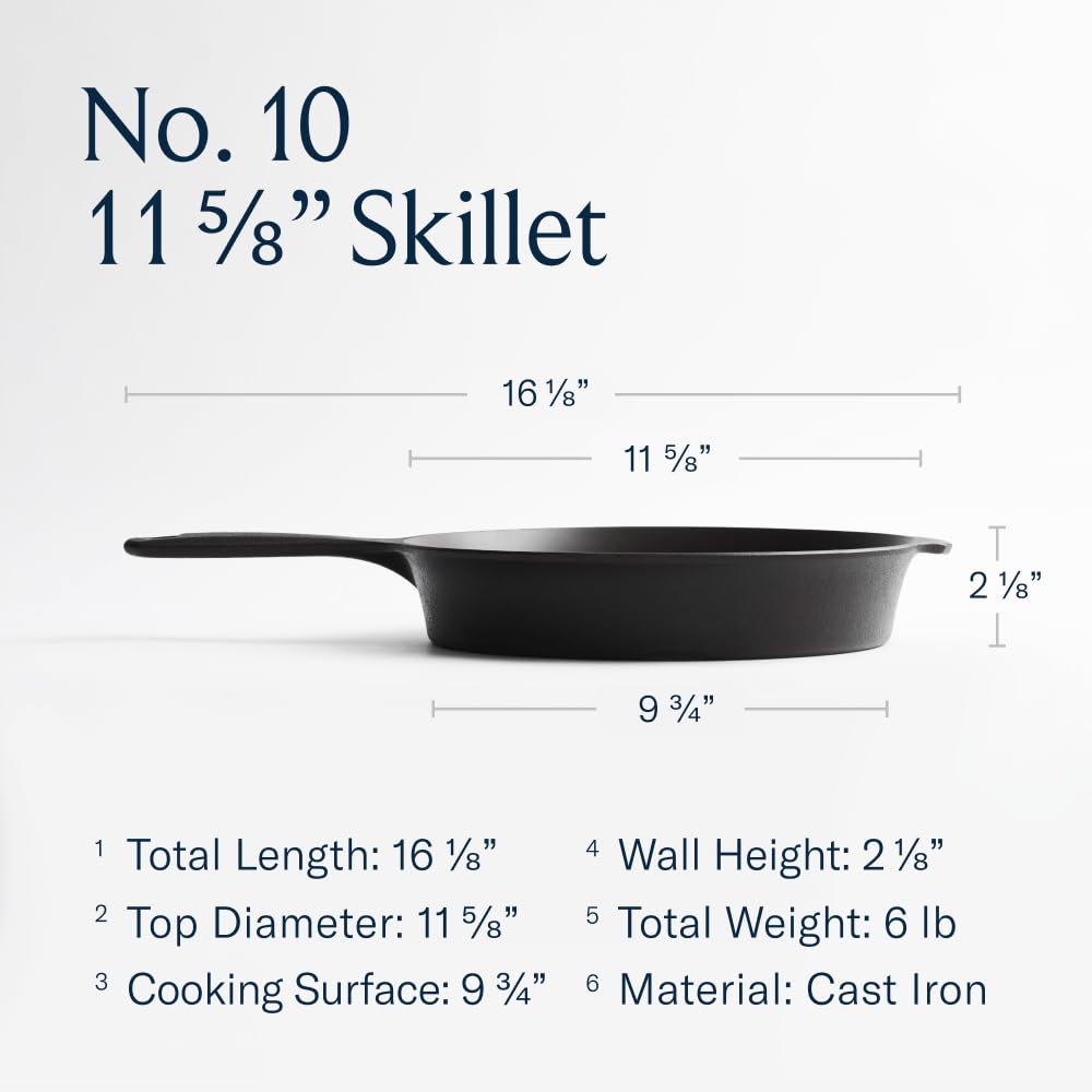 Seasoning progress on Field Company skillet over time.