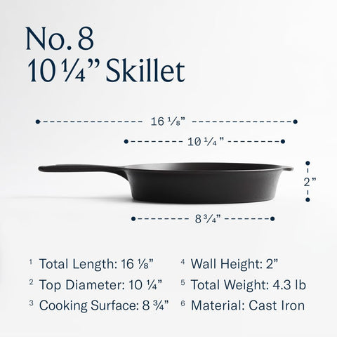 Field Company cleaning kit natural brush demonstrates gentle cleaning for seasoned surface.