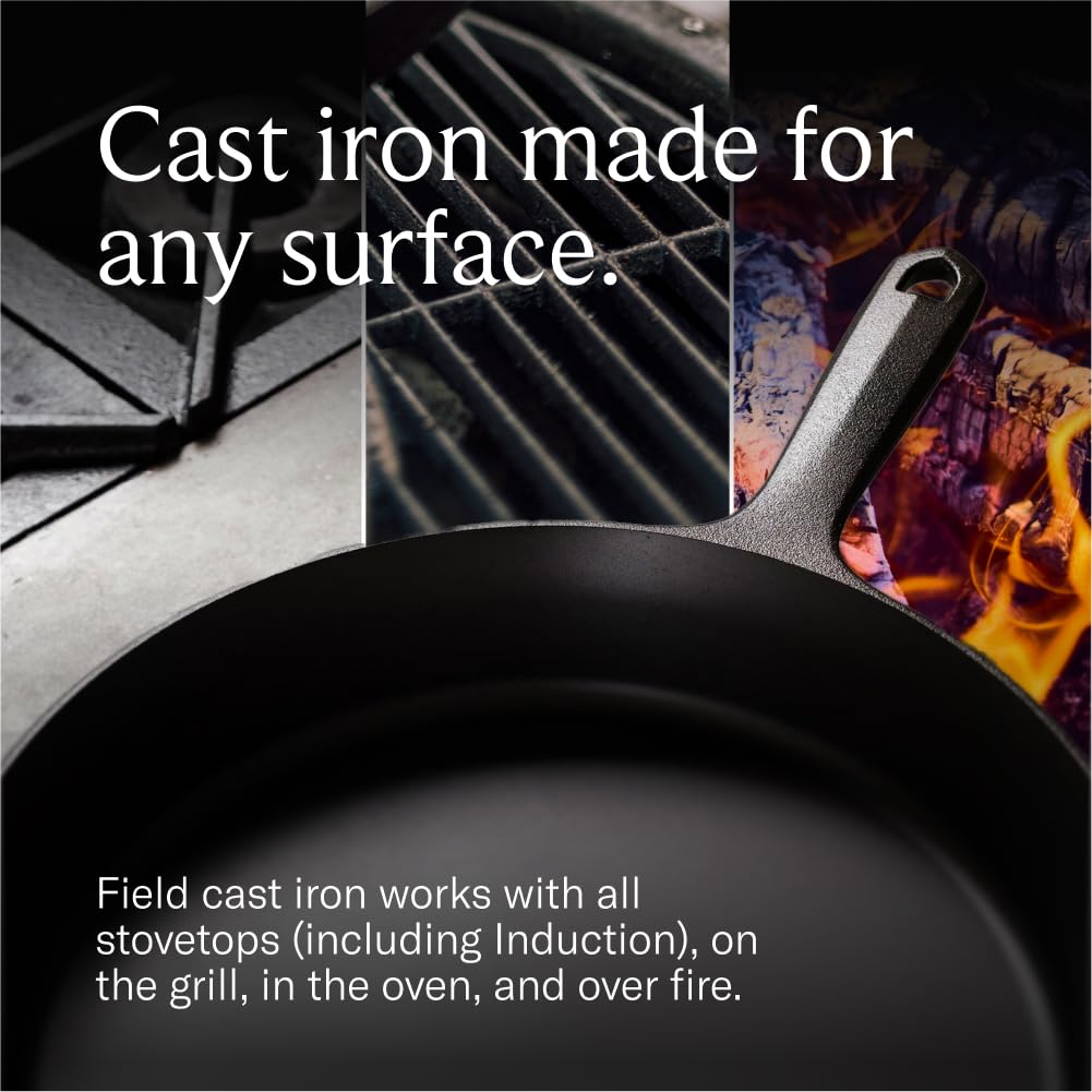 Field Company made in USA logo underscores domestic craftsmanship.