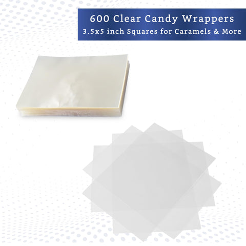 Fiesta Wraps 3-5 inch cellophane sheets perfect for small-batch treats.