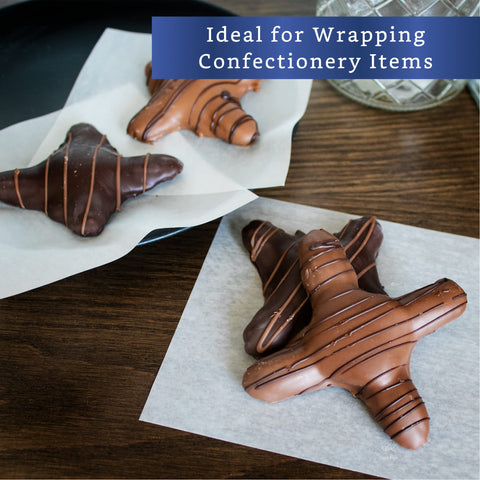 Fiesta Wraps burger parchment paper sheets for patties and quick prep.