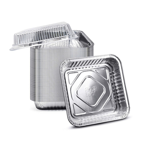 Fig & Leaf 35-pack square pan 8x8 for versatile cooking and meal prep.