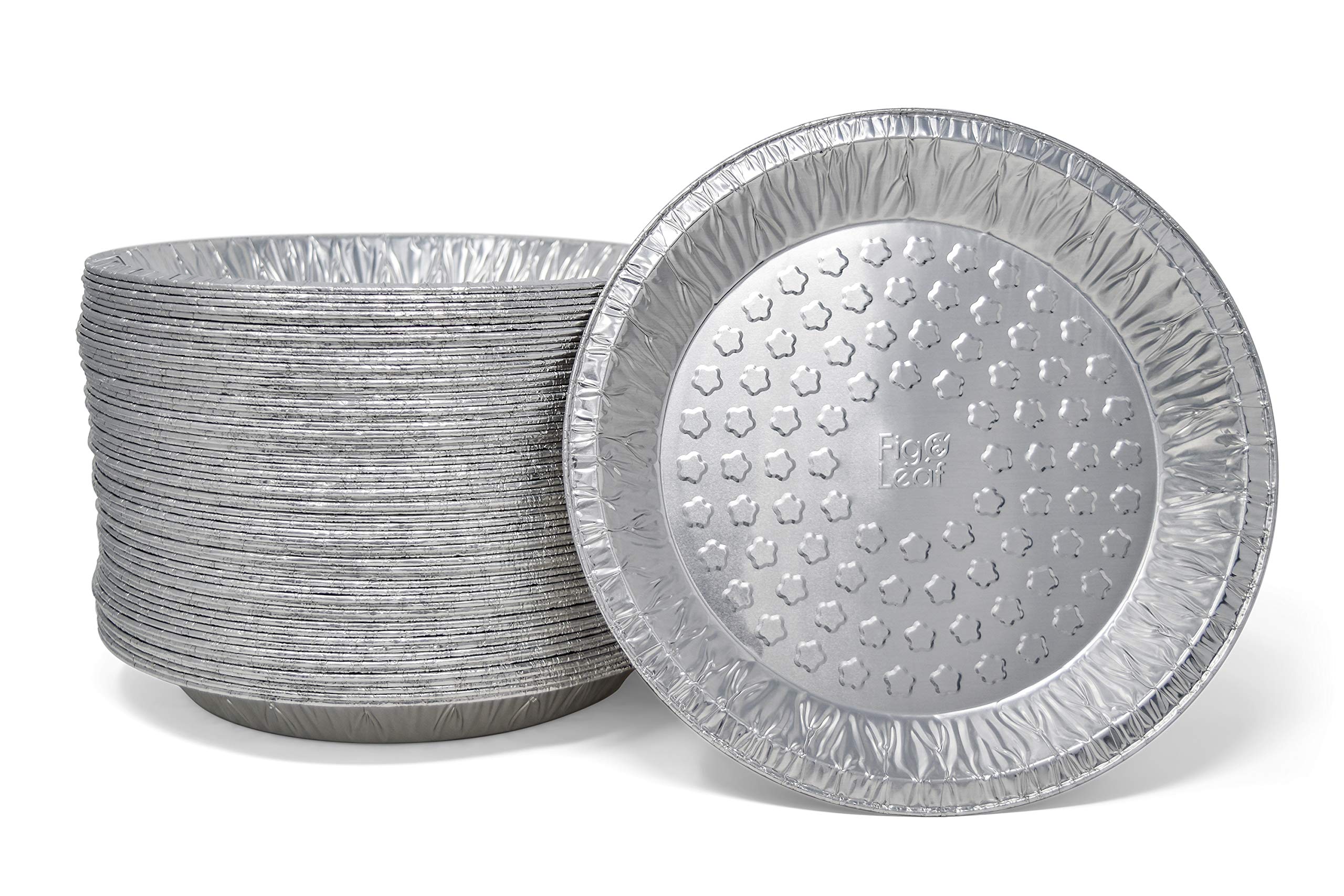Fig & Leaf 60-pack 9-inch pie pans for versatile baking.