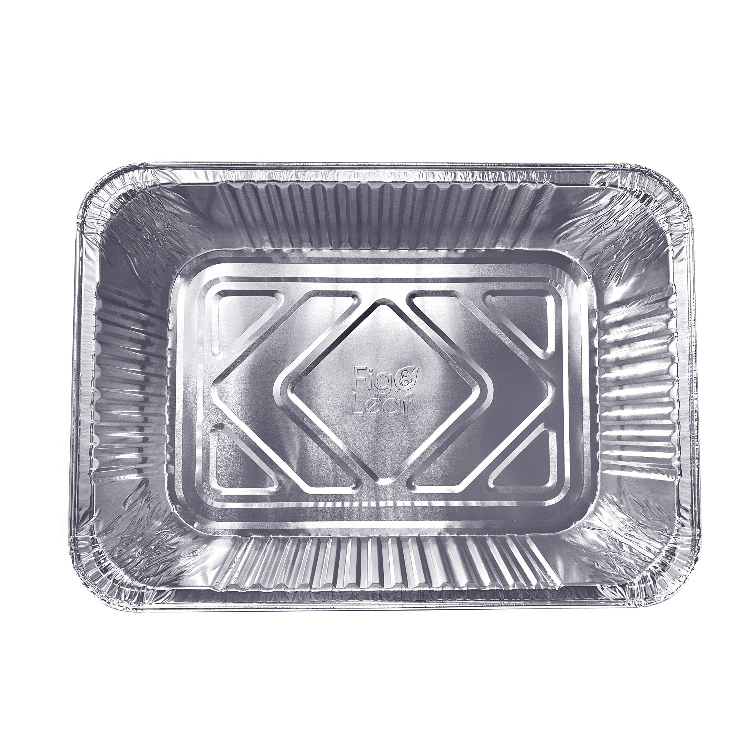 Fig & Leaf stackable pans neatly nested for compact kitchen storage.