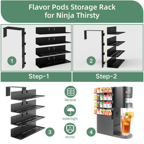 Fijaru easy installation and wall-hanging design keeps pods within reach.