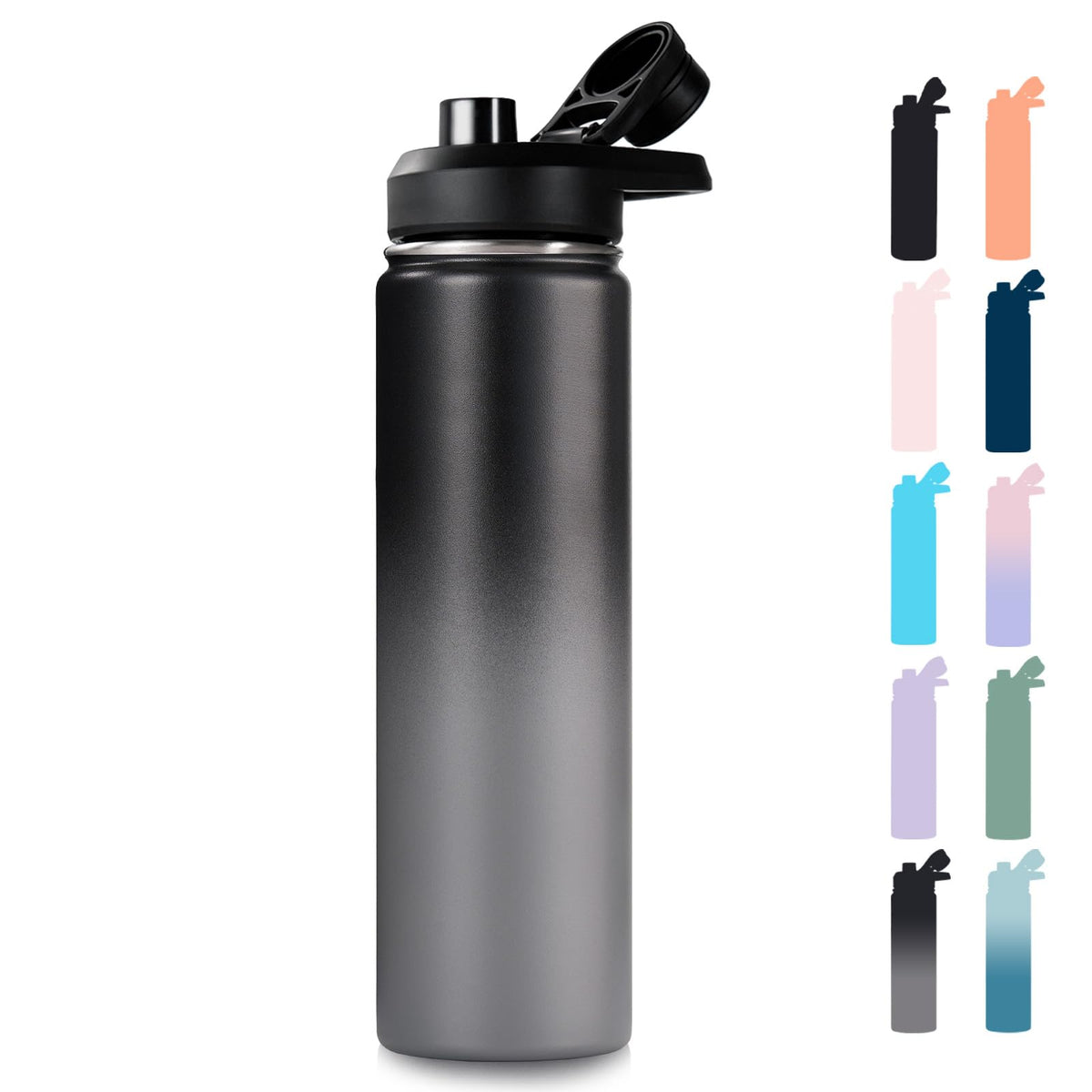 Fijinhom 24oz insulated bottle with handle keeps beverages ready on the go