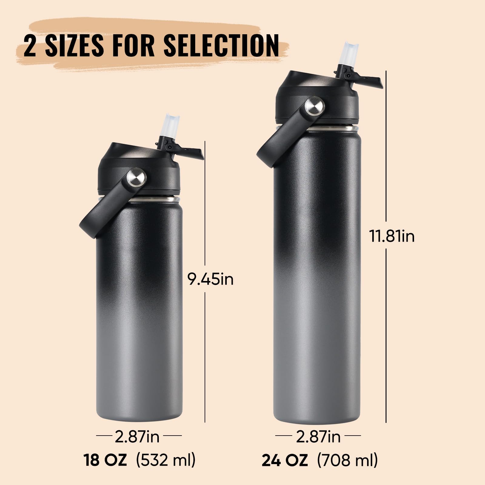 Fijinhom silicone straw for safe, smooth sipping
