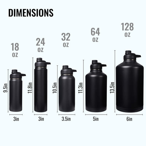 Fijinhom black color bottle blends with any outdoor gear