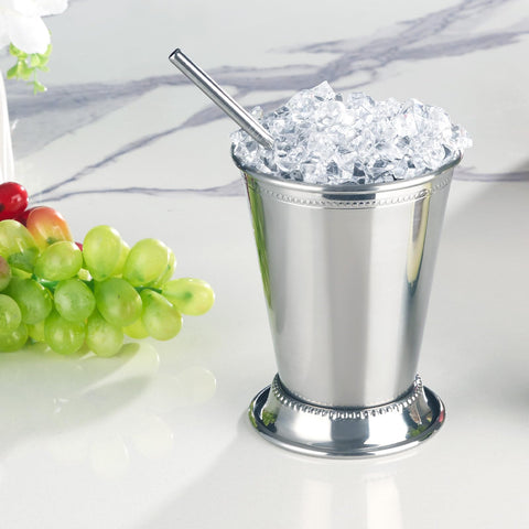 Fijinhom mint julep cups double as chic centerpieces
