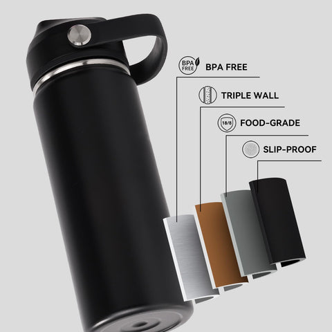 Fijinhom rust-resistant 18/8 stainless steel offers durable everyday use.