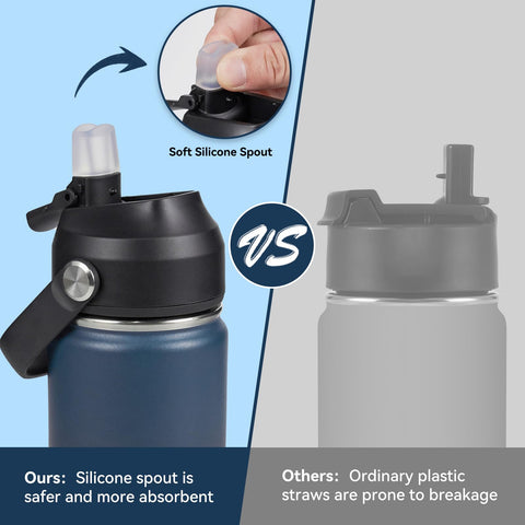 Fijinhom silicone nozzle straw for comfortable, leak-safe sipping.