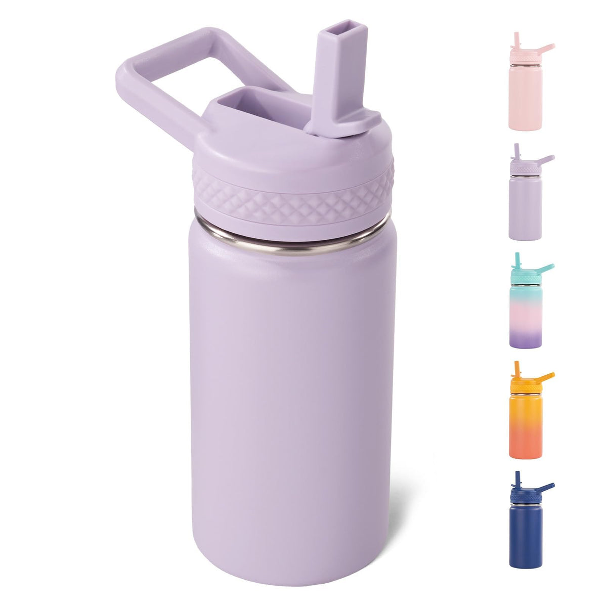 Fijinhom lilac toddler bottle with compact body, ideal for small hands and school days.