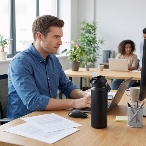 Fijinhom travel-friendly hydration companion for office, gym, and outdoors.