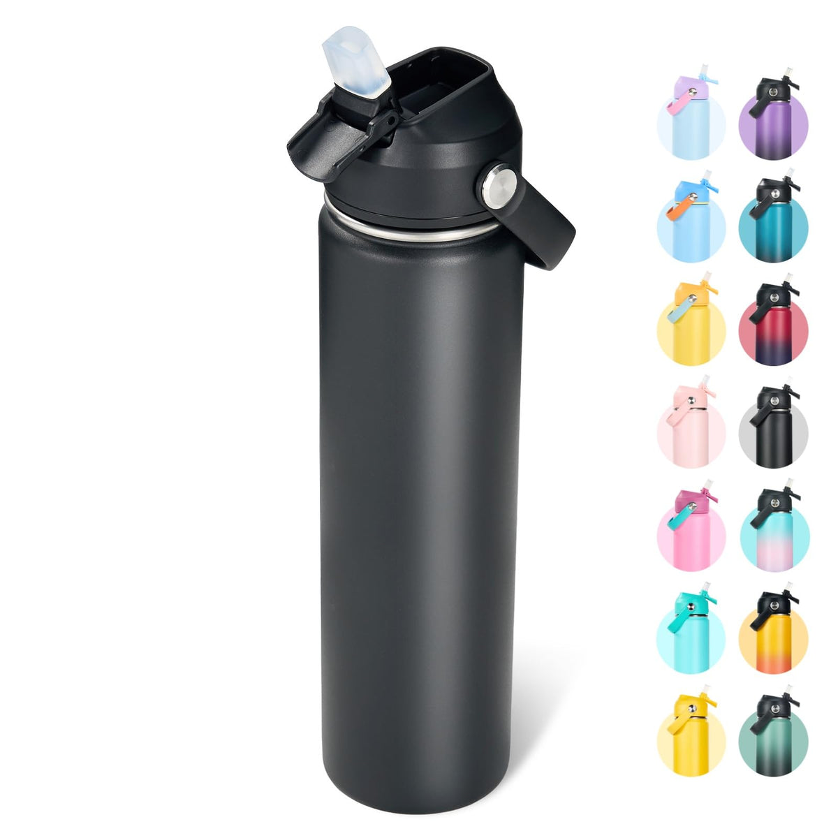 Fijinhom wide-mouth bottle for easy filling and cleaning during outdoor activities.