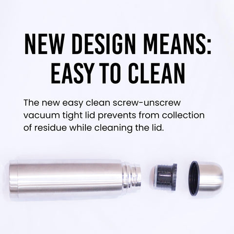 Fijoo car cup holder-friendly thermos fits tight spaces