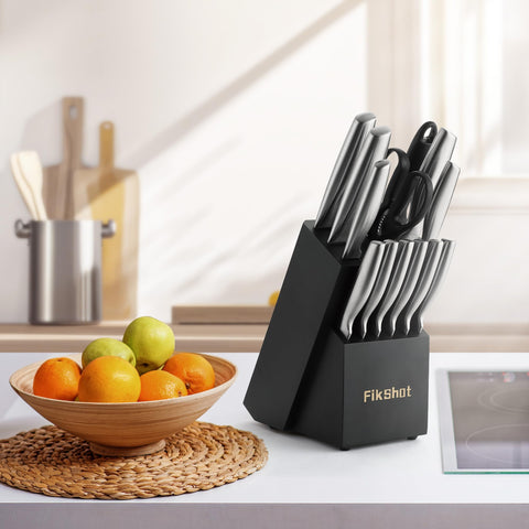FikShot fruit knife cutting fruit with clean slices