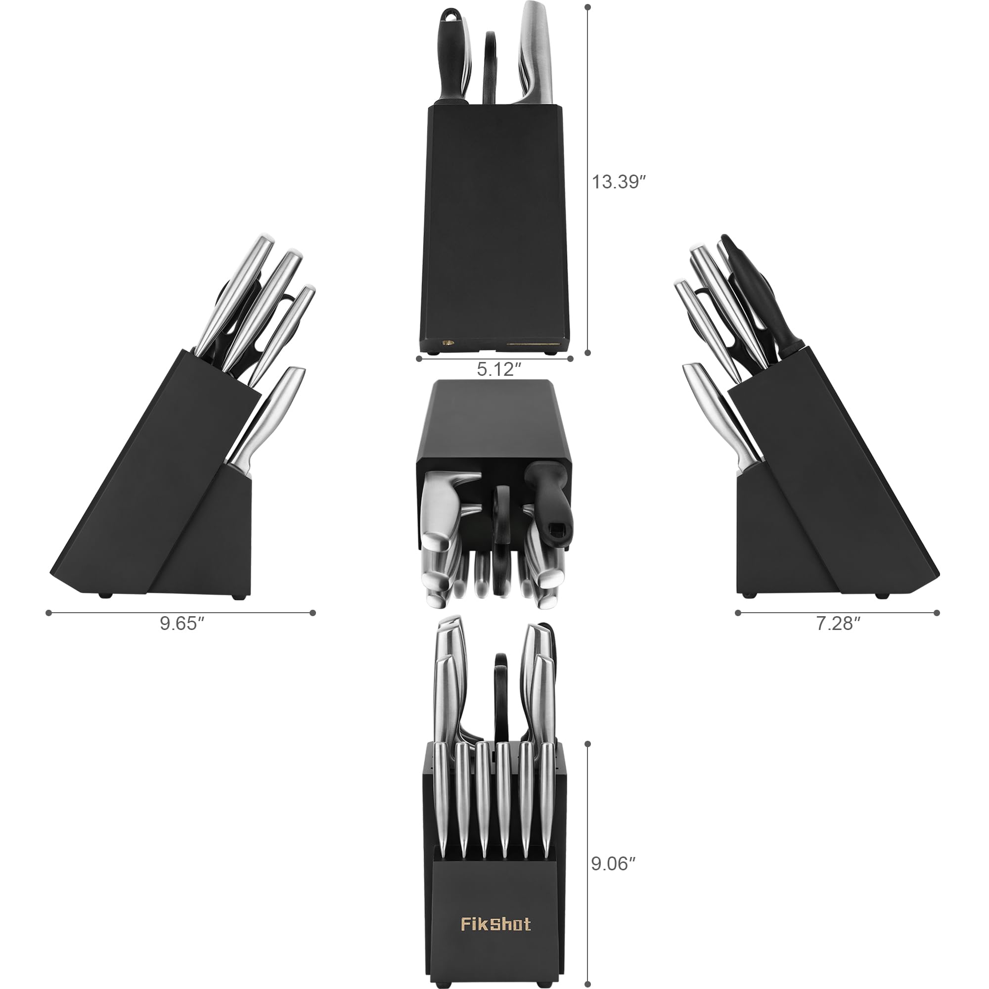 FikShot honing steel included for blade maintenance