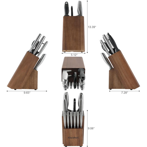 FIKSHOT knife set keeps kitchen organized and within reach