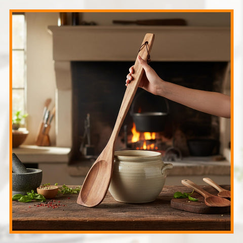 FillTouch corner spoon design reaches pot corners for even mixing