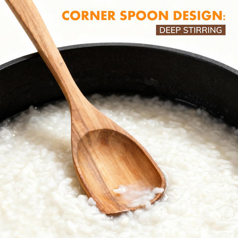FillTouch rosewood spoon combines durability with elegant kitchen aesthetics
