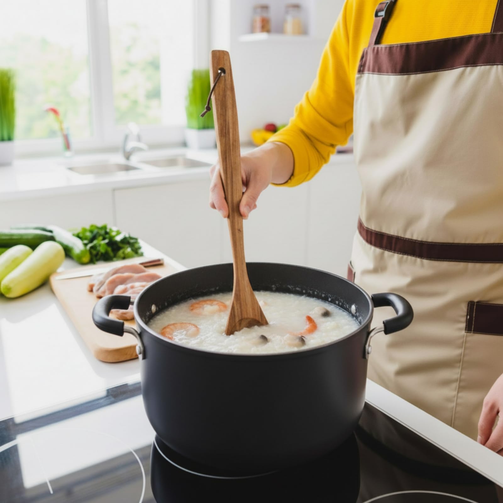 FillTouch easy-hang kitchen spoon keeps your space tidy and reachable