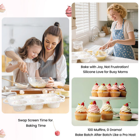 Fimary jumbo muffin pan supports meal prep and gatherings