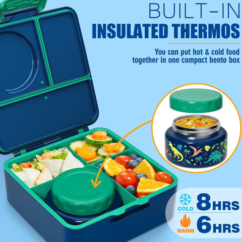 Fimibuke 60oz bento box with ample capacity for full meals and snacks.