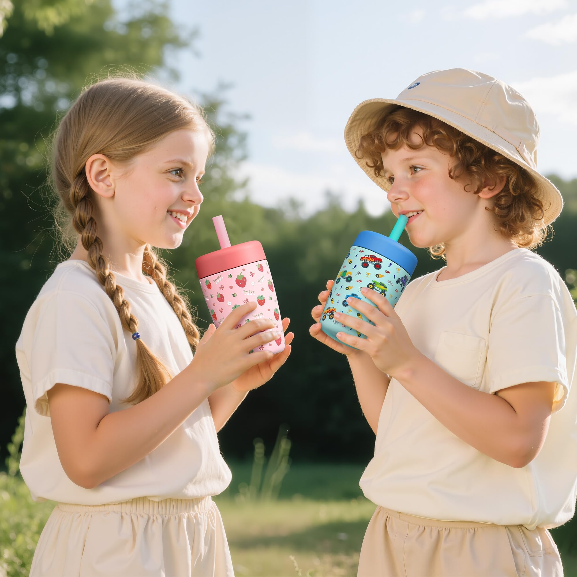 Fimibuke colorful designs attract kids and encourage water intake.