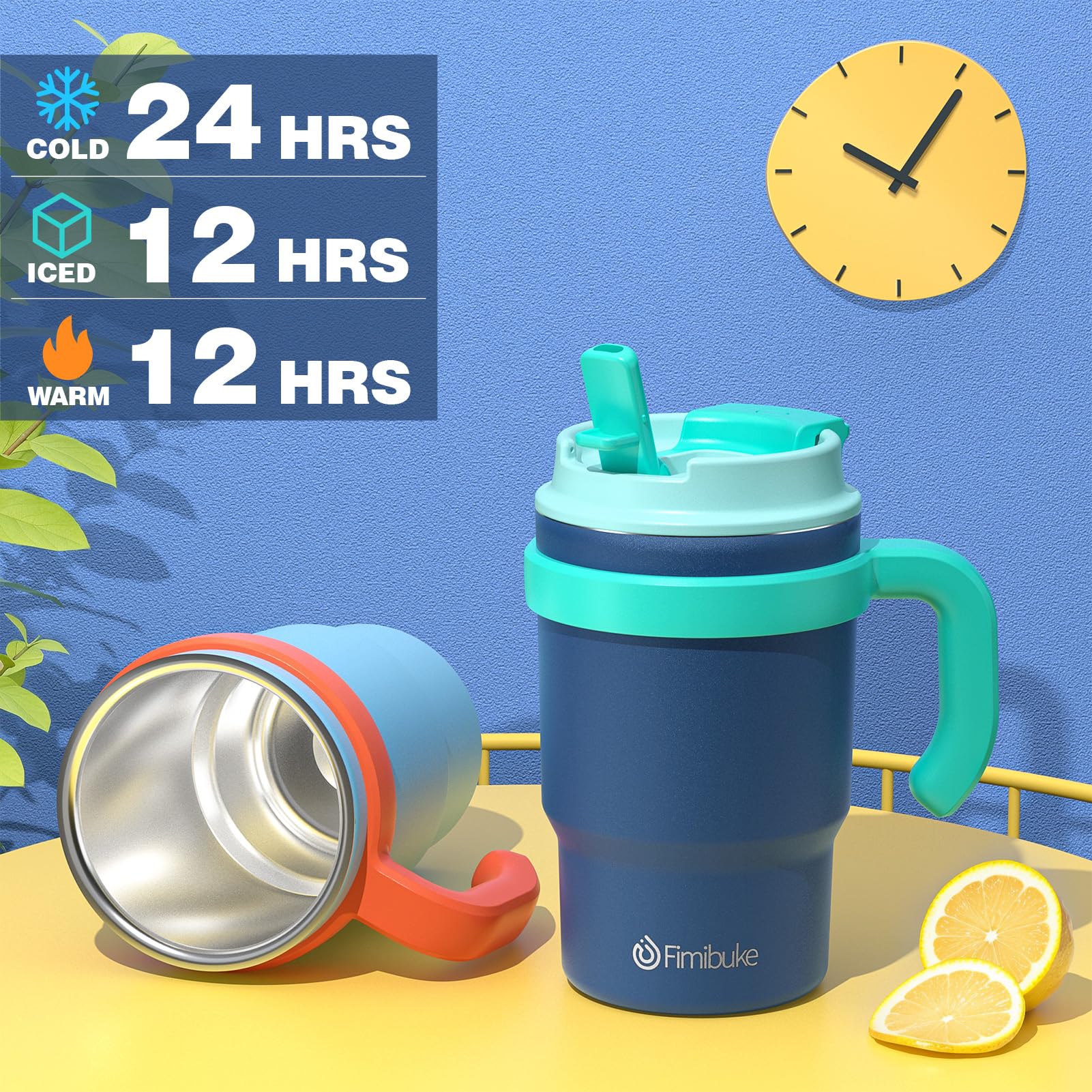 Fimibuke cupholder-friendly design fits backpacks and car cupholders.